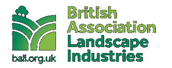 BALI British Association of Landscape Industries member